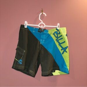 Billabong Men's Y2K Multicolor Swim Shorts Size 7